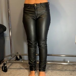 H&M Faux Leather Pants